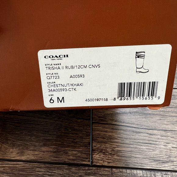 Coach Trisha Rain Boot - Picture 5 of 6